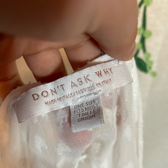 White Long Sleeved Crop Top A1 - Picture 6 of 6